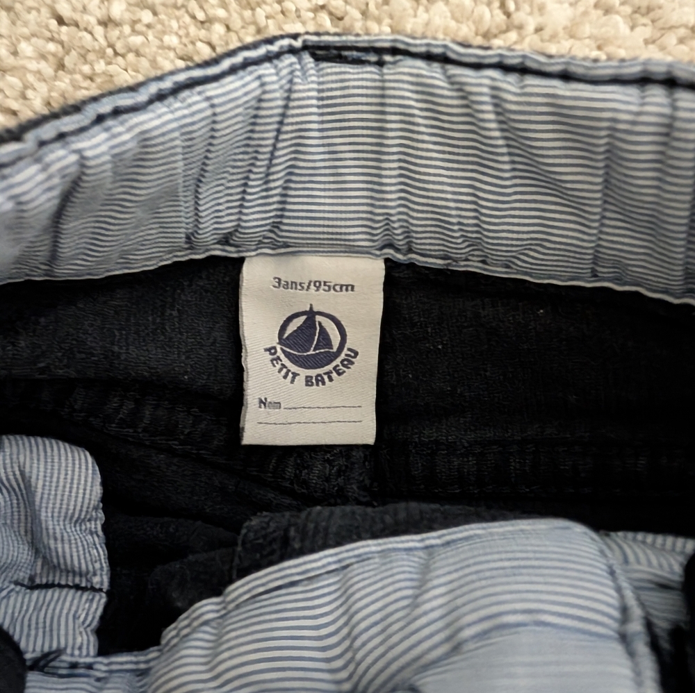 Petite Bateau Long Sleeve & Corduroy Jean Set - 3Y - Picture 4 of 4